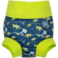 Splash About Svømmebleie - Happy Nappy - Turtle Tid - - 1-2 år (80-92) - Svømmebleie