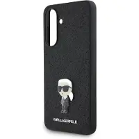 Karl Lagerfeld Samsung Galaxy A56-deksel Med Glitter Ikonik-logo Og Metallpin