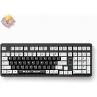 MCHOSE x Unbox Therapy - UT98 Silent Peach V3 (Classic Therapy) - Gamingtastatur - Engelsk (USA) - Svart