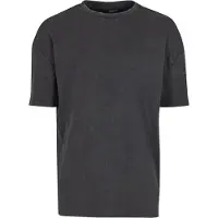 Urban Classics Washed Rib T-skjorte svart
