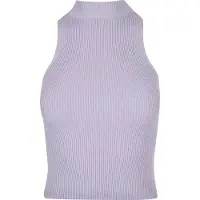 Urban Classics Short Rib Knit Turtleneck Ermeløs T-skjorte