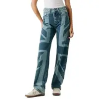 Pepe Jeans Eden Iconic Union Straight Fit Høytaljede Jeans