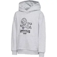 Hummel Hettegenser - HmlJR - Hodeball - Light Grey Melange - - 7-8 år (122-128) - Hettegenser