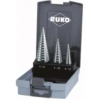 RUKO Hss Konisk Bor 3 Stykker