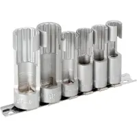 Bahco Sett Med 6 Rillede Glass