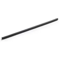 Multi Sugerør Ø6x230mm uden knæk plantebaseret Charcoal Sort,250 stk/ps - (250 stk.)
