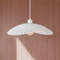 VIOKEF Hengelampe Dance, hvit, Ø 47 cm, metall