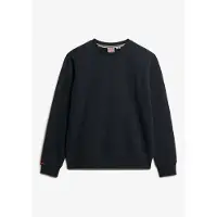 Superdry for man. M2013751A Sweatshirt with crew neck and logo Essential navy (XL), Casual, Cotton