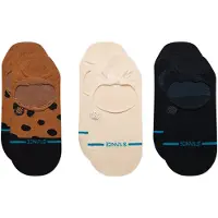 Stance Leopard Usynlige Sokker 3 Par