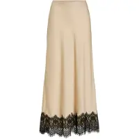 Vila Viellette Blonde Maksiskjørt
