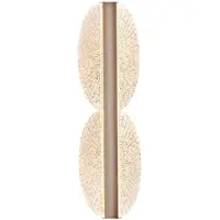 VIOKEF LED-vegglampe Evana, sølvfarget, høyde 40 cm, metall