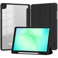 Mtp Products Samsung Galaxy Tab A11+/A9+ Tech-Protect SmartCase Pen Hybrid Tri-Fold Folio-etui - Svart