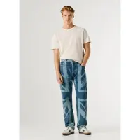 Pepe Jeans for man. PM2084541 Jeans Relaxed Bexley Iconic Union blue (38/32), Casual, Cotton, Denim