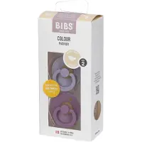 BIBS Colour Smokker - 2-pack - Str. 2 - Anatomisk - Fossil Grey/ - - 6-18 md - Smokk