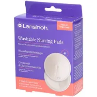 Lansinoh Washable Nursing Pads - white 4 pieces