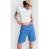 Roxy Cool Girl Longline Denim Shorts blå