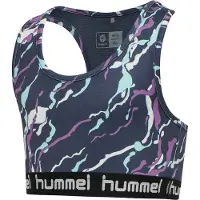 Hummel Treningstopp - hmlMimmi - M ørkengrå m. Mønster - - 4 år (104) - Singlet