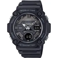 Casio Aeq-120w-1b 53.3mm 10atm Quartz Analogue/digital Klokke