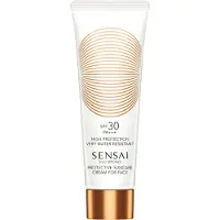 Sensai SILKY BRONZE Protective Suncare Cream For Face, Solkrem, Ansikt, Rør, Beskyttelse, Alle hudtyper, 50 ml