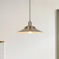 Corep Hengelampe Louise, aluminiumsfarget, Ø 38 cm, metall