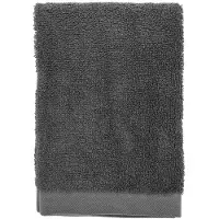Södahl Økologisk håndkle - 100% økologisk bomull - Håndkle grå 50x100 cm - Organic - Ash