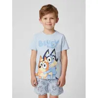 Bluey Kort Ermet Pysjamas