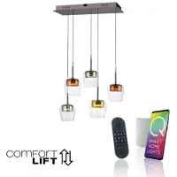 Paul Neuhaus Smart LED hengelampe Q-Kon multifarget 5 lyskilder