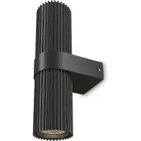 Maytoni Vegglampe DYNAMICS, svart, høyde 23 cm, metall, opp/ned