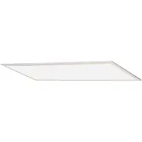 LINDBY LED-panel Livel, 4000K, 120cm x 30cm, sølv, metall