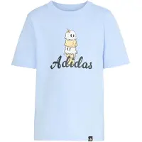 Adidas T-skjorte - Mat - Glow Blue m. Is - - 8 år (128) - T-skjorte