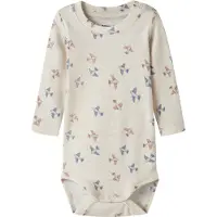 Name it Body I/e - Bomull/Modal - NbmHop - Peyote-melange - - 1 år (80) - Langermet Body