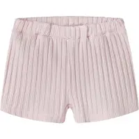Name it Shorts - Rib - NbfHeidy - Vugge Rosa - - 68 - Shorts