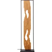 Brilliant LED gulvlampe Chaumont av tre