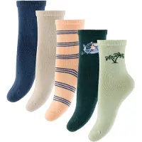 Name it Sokker - 5-pack - NmmWagon - Chateau Gray - - 28/30 - Sokker