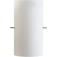 LINDBY vegglampe Tuli, 28 cm, glass, halvsirkelformet, E14
