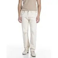 Replay for man. M1039R.000.8440585 White denim trousers (33/32), Casual, Cotton
