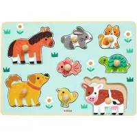 Djeco Puslespill - Tre - Dog'n'Co - 8 Brikker - - OneSize - Puslespill