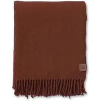 Klippan Ullpledd - 130x180 cm - Resirkulert ull/lammeull - True Rust