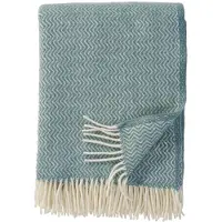 Klippan Ullpledd - 130x200 cm - 100% lammeull - Sorbet Silky Blue