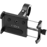 FIXED Bikee ALU - Sykkelholder for mobiltelefon - aluminium - fra 4 til 6,7 - sort
