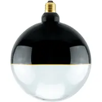 Segula LED-Globe Illusion E27 G190 klar/svart 6W 1900K dimbar