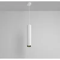 Maytoni hengelampe Calipso, hvit, Ø 5,6 cm, aluminium, GU10