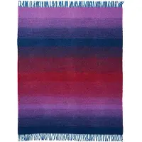 Klippan Ullpledd - 130x200 cm - 100% lammeull - Aurora Purple Blue