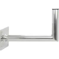 Corab veggfeste vinklet AL USL-48/400-AL i aluminium 40 cm