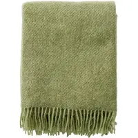 Klippan Yllefabrik Ullpledd - 130x200 cm - Gotlandsull/lammeull - Gotland Pear