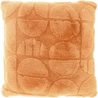Borg Living Pyntepute - 45x45 cm - fuskepels - kobber