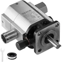 Vevor hydraulisk vedkløyverpumpe, 13 GPM, 2-trinns 3000 PSI vedkløyverpumpe, 1'' innløp 1/2'' NPT utløp 3600 o/min hydraulisk girpumpe i aluminium, for liten motormontering vedkløyvere snøplog