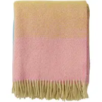 Klippan Ullpledd - 130x200 cm - 100% lammeull - Aurora Pastel Dream