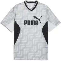 Puma Essentials Block Relaxed Football Jersey Men, Clothing, White, L