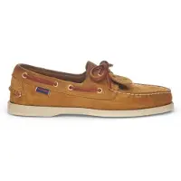 Sebago for man. 78123GW Portland Artisan Ox brown leather boat shoes Portland Artisan Ox brown (43), Flat, Laces, Casual